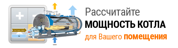 Расчет мощности котла для помещения